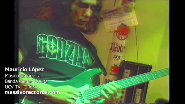 Mauricio L&oacute;pez en UCV TV (2005) | El Rock Progresivo Chileno